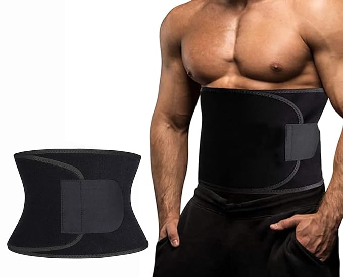 Slimming Belt Hot Shaper Sweat Slim Belt Fat Cutter & Fat Burner Hot Shaper Hot Belt Free Size for Men & Women Hot Shaper Suit Sweat Belt Premium Waist Trimmer Fat Belt Corset Shapewear Slimming Running belt