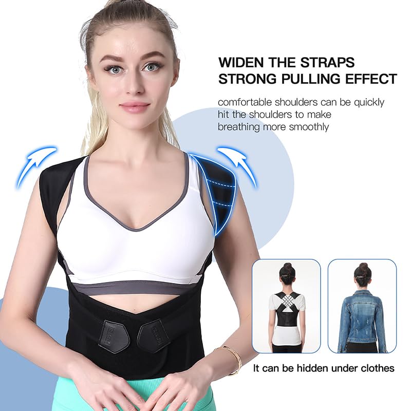 Back Posture Corrector Brace for Women breathable Back Posture Correction back support belt shoulder students kid & mothers
