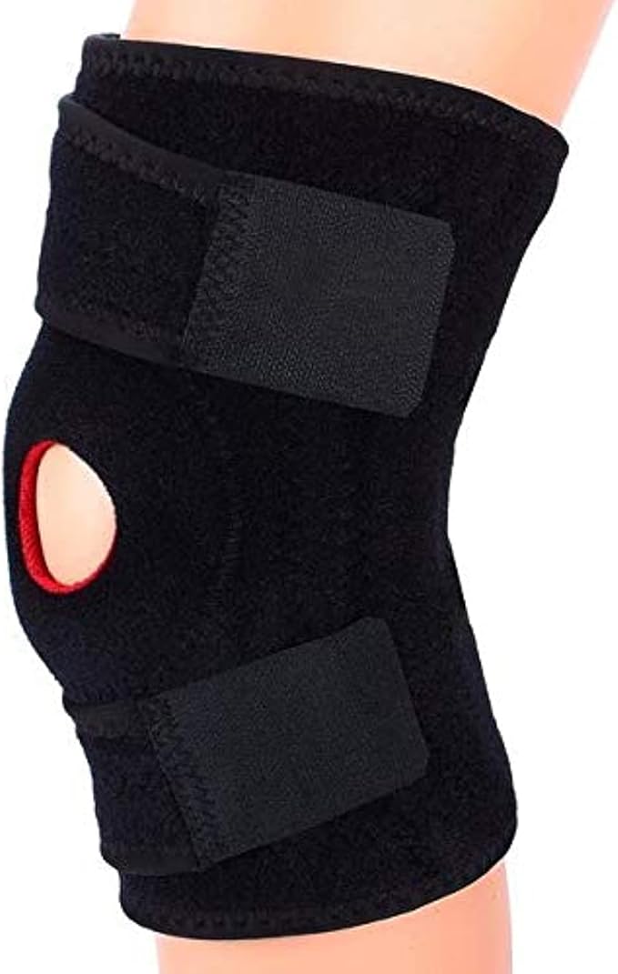 Adjustable Knee Support Brace, Knee Brace Support ,Knee band, Open Patella Stabilizer Relieves Arthritis, Meniscus Tear, Joint Pain, ACL, MCL, Injury Recovery