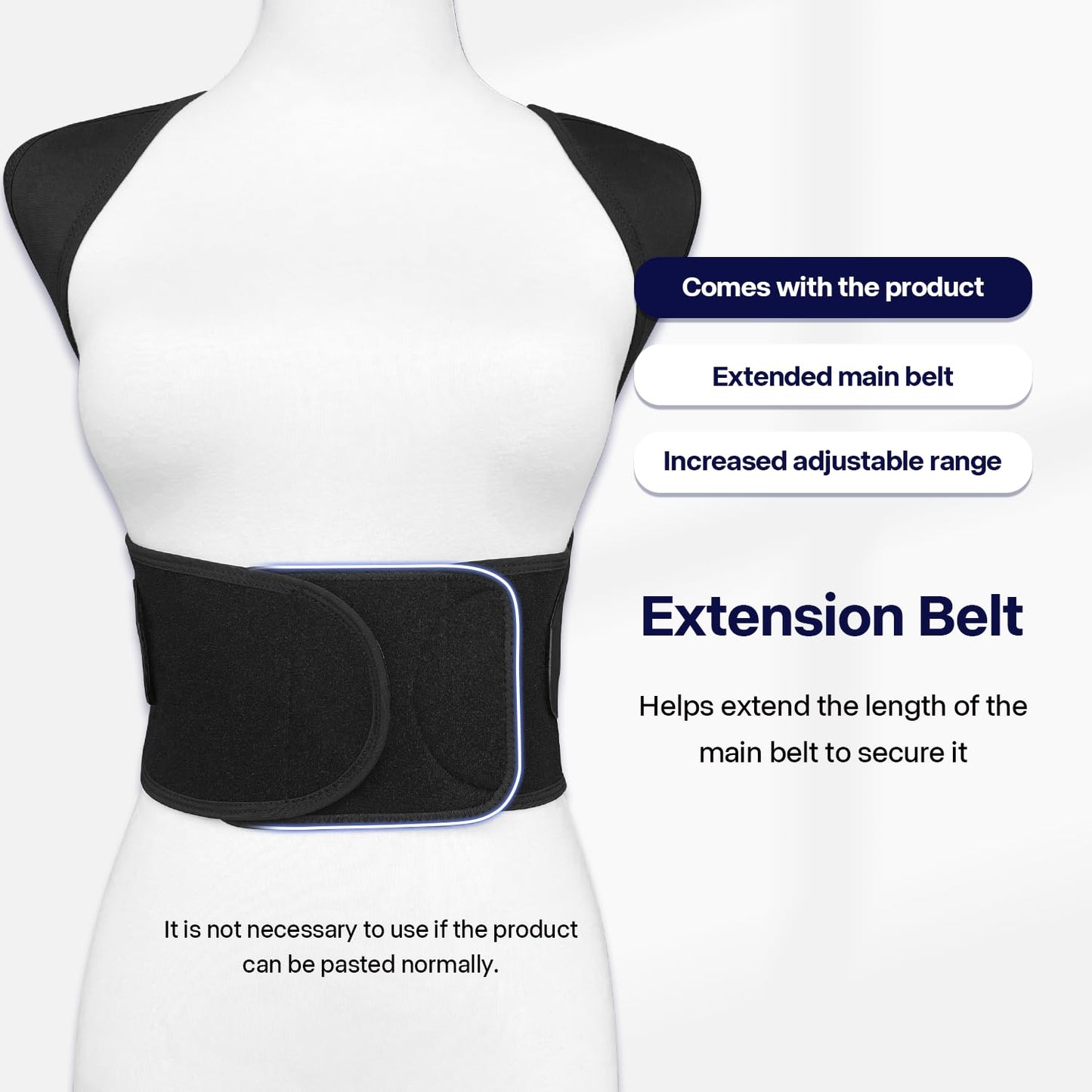 Back Posture Corrector Brace for Women breathable Back Posture Correction back support belt shoulder students kid & mothers
