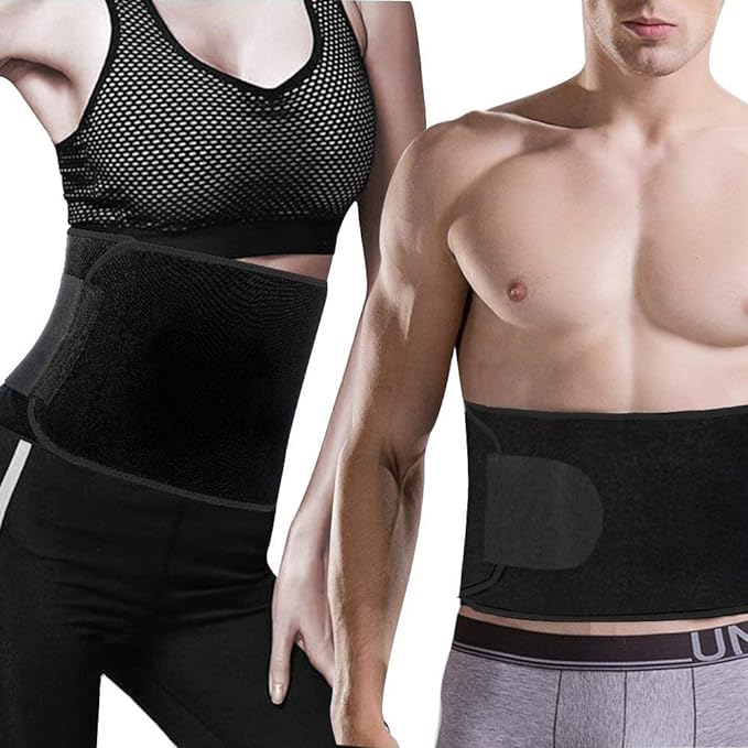 Slimming Belt Hot Shaper Sweat Slim Belt Fat Cutter & Fat Burner Hot Shaper Hot Belt Free Size for Men & Women Hot Shaper Suit Sweat Belt Premium Waist Trimmer Fat Belt Corset Shapewear Slimming Running belt
