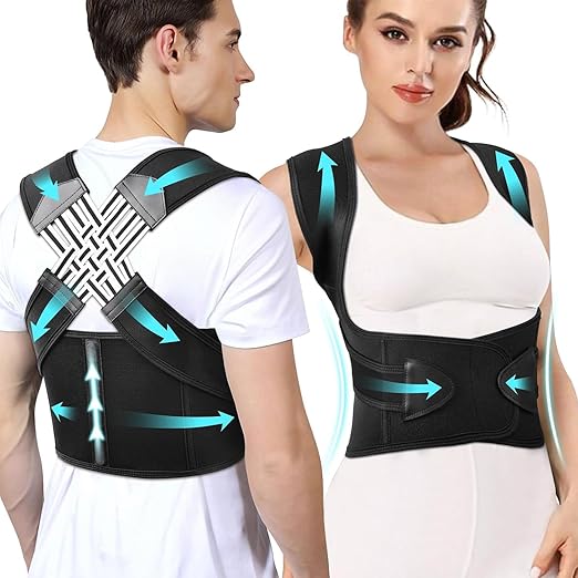 Back Posture Corrector Brace for Women breathable Back Posture Correction back support belt shoulder students kid & mothers