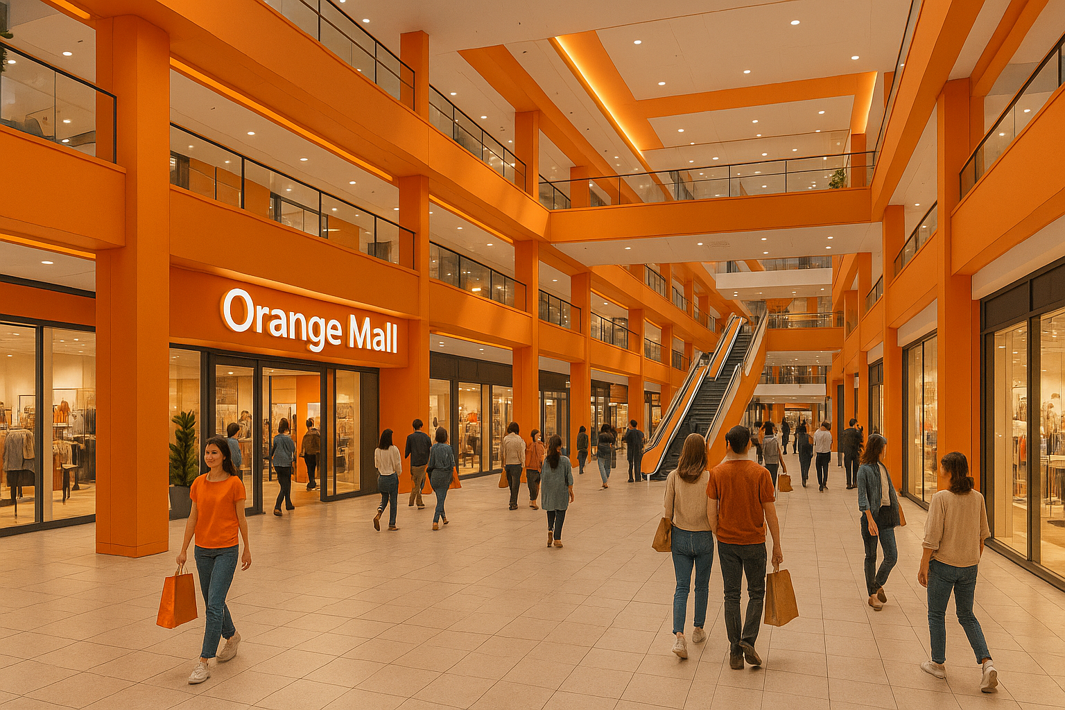 Orange mall