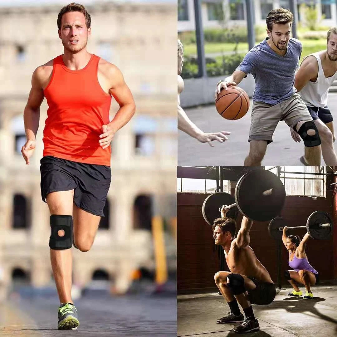 Adjustable Knee Support Brace, Knee Brace Support ,Knee band, Open Patella Stabilizer Relieves Arthritis, Meniscus Tear, Joint Pain, ACL, MCL, Injury Recovery